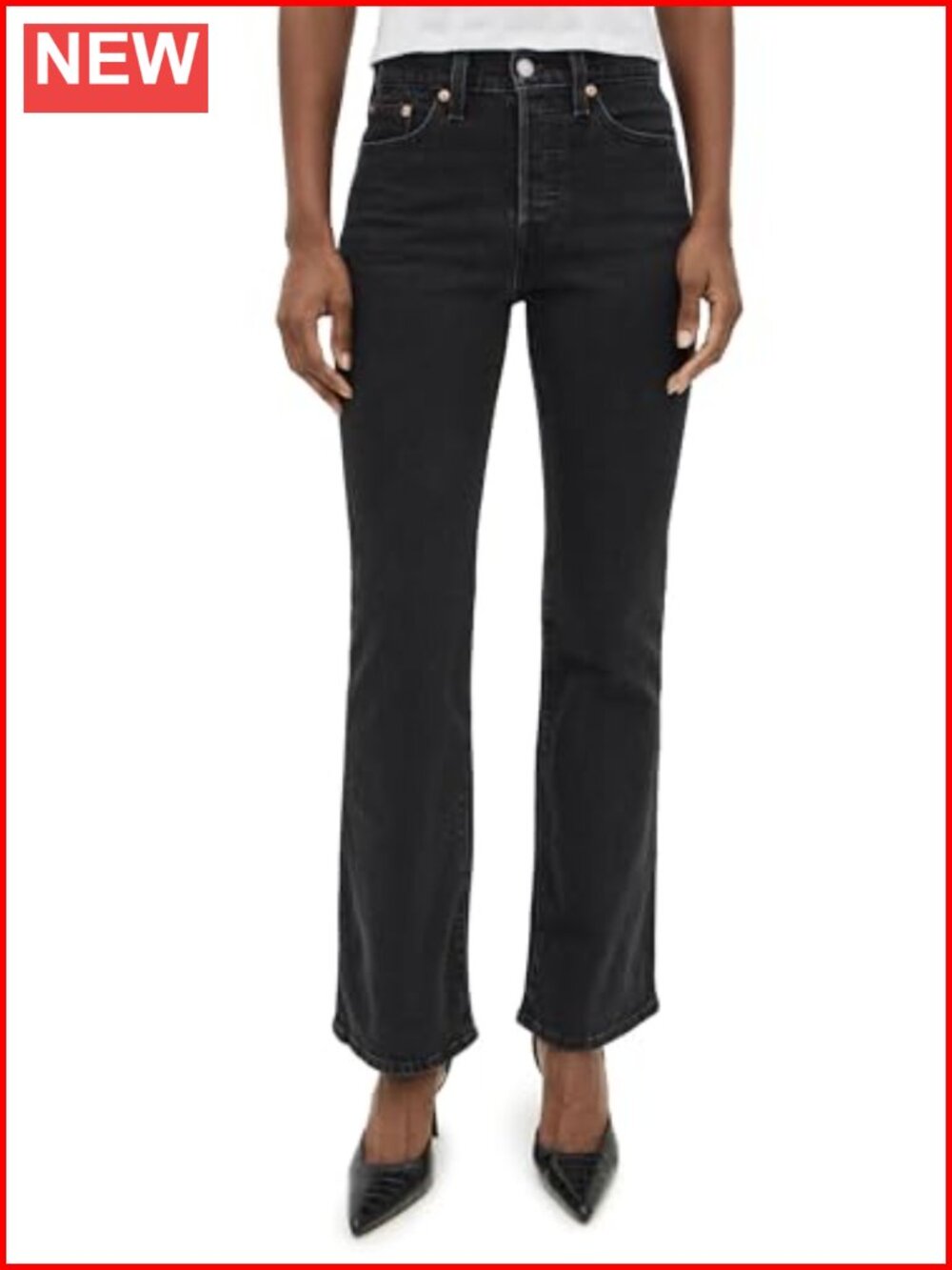 Levi's Wedgie Bootcut Jeans Mid Rise Stretch Fitted Casual Denim